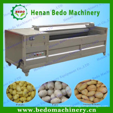 2014 China best supplier potato cleaning peeling machine /potato washing peeling machine /potato brush washer 008613253417552